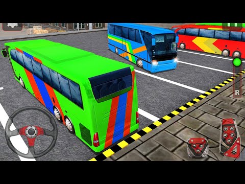 Modern Bus Drive Parking 3D - Bus Driving Simulator - Android Gameplay
