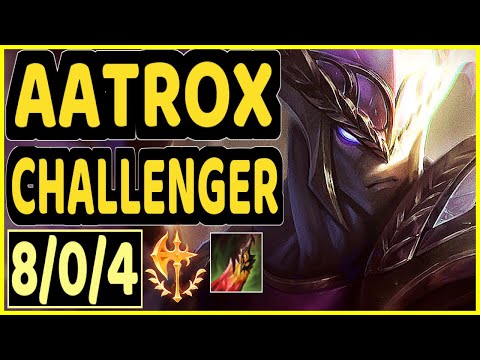 ICEBEASTO (AATROX) - 8/0/4 KDA CHALLENGER GAMEPLAY - EUW