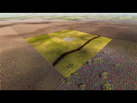 1000 CHUCK NORRIS SURROUNDED BY 2 MILLION SPARTANS - Ultimate Epic Battle Simulator 2 UEBS 2