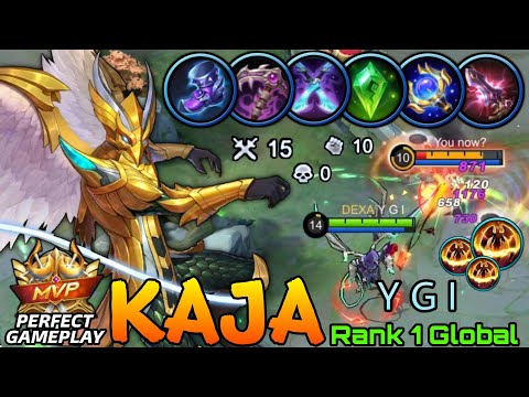 NONSTOP LEGENDARY Kaja Full Damage Build! - Top 1 Global Kaja by  Y G I - Mobile Legends
