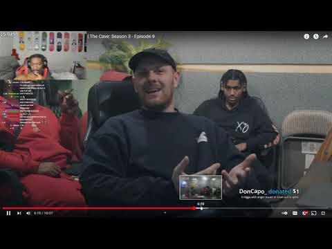 BruceDropEmOff Reacts To KENNY BEATS & BABYTRON FREESTYLE | The Cave: Season 3 - Episode 9