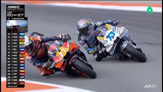 La bonita pelea entre Álex Márquez y Acosta | Gran Premio de la Comunitat Valenciana