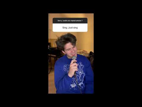 Gjon’s Tears (Instagram Q&A 22.12.21) - singing Chandelier by Sia