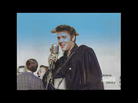 Elvis Presley AI 5K Colorized   Hard Restore   I Was The One  1956 Live at Home  Tupelo  Mississippi