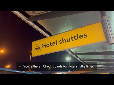 Quick tip:  Amsterdam Schiphol - How to catch any Hotel shuttle (Free!)
