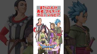 【ドラクエ11】【悲報】ドラクエ11のパーティ、87%の人が勇者,マルティナ,カミュ,シルビア　#ドラクエ #ドラクエ11