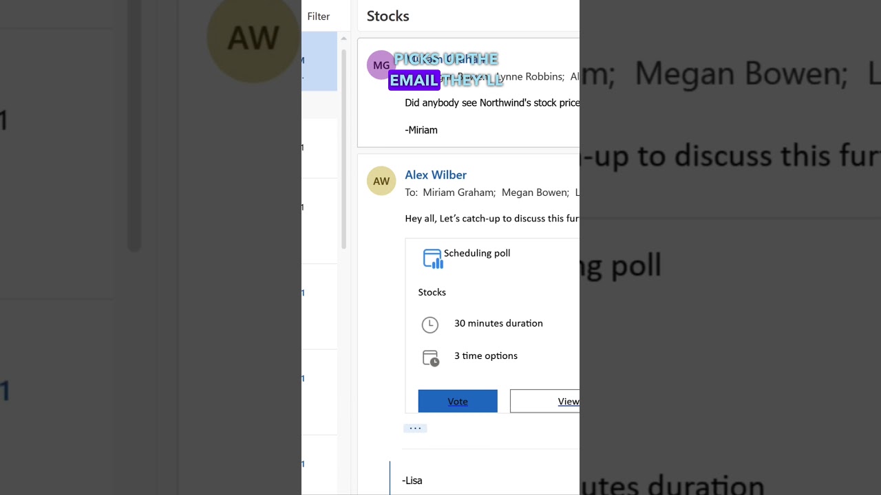 Use Scheduling Polls to Setup Outlook Meetings Automatically!