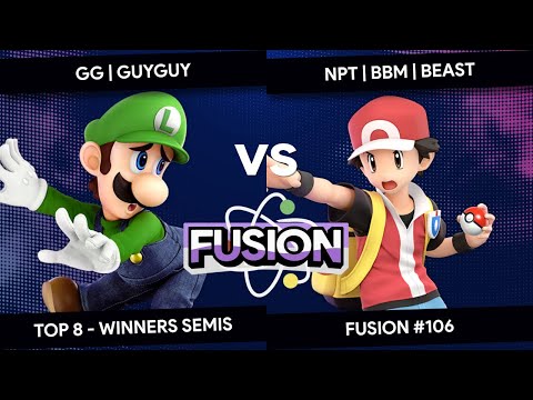 Fusion #106 - GuyGuy (Luigi) vs Beast (Pokemon Trainer) - Top 8 - Winners Semis