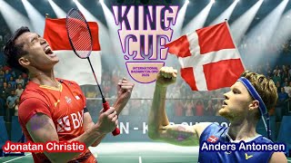 Download lagu Jonatan Christie Vs Anders Antonsen - Badminton - King Cup 2025 - Bersama Bu Rina mp3