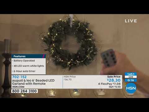 HSN | Christmas in July Sale - august & leo Holiday Home by Giuliana Rancic 07.16.2021 - 06 PM