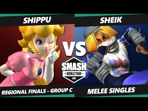 SWT East Asia Group C - Shippu (Peach) Vs. sheik (Sheik) Smash Melee Tournament