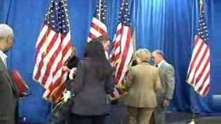Hillary Falling Flags