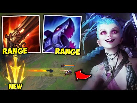 Jinx but I have so much attack range it looks like I'm cheating
