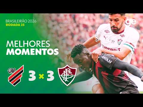 Gols e melhores lances de Athletico Paranaense x Fluminense
