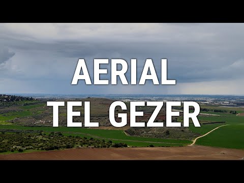 Vista a&eacute;rea do Vale de Aijalon na Jud&eacute;ia e Ru&iacute;nas de Gezer - Not&iacute;cias de Israel