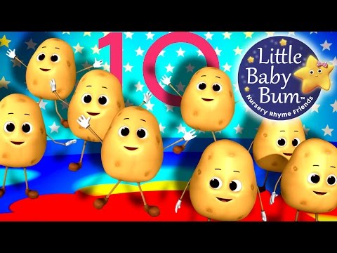 One Potato Two Potato | Nursery Rhymes for Babies by LittleBabyBum - ABCs and 123s