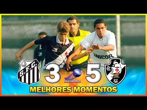 SANTOS 3 x 5 VASCO ● MELHORES MOMENTOS ● CAMPEONATO BRASILEIRO 1995 ● 3ª RODADA