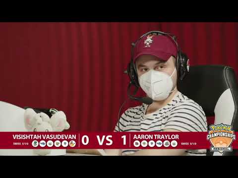 2022 Pokémon SLC Regional Championships VGC Swiss R7   Aaron Traylor vs Visishtah Vasudevan