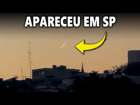 OLHA ISSO que APARECEU NO CÉU da zona leste de SÃO PAULO - o que é isso?!