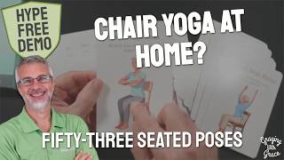 Chair Yoga Exercises Cards for Seniors - Close Look at HuanRanYo