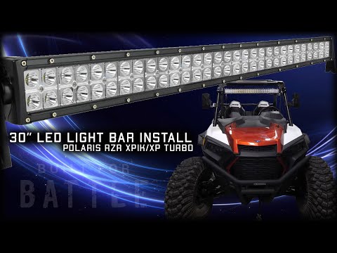 30" LED Light Bar Install | Polaris RZR XP1K / XP Turbo | How To