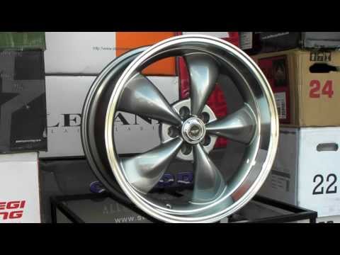 www.DUBSandTIRES.com American Racing Torq Thrust Wheels AR105 105 Gunmetal Grey Muscle Car Rims