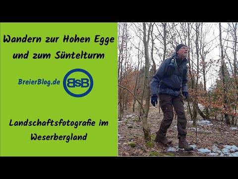 Wanderung auf die Hohe Egge und zum Süntelturm - Süntel 2. Teil