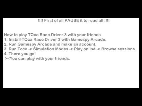How to play TOca Race Driver 3 Multiplayer