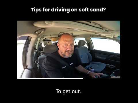How to drive on soft sand