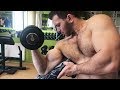 BIGGEST YOUNG BICEPS IN THE WORLD! INSANE GYM TRAINING AND FLEXING SHOW
