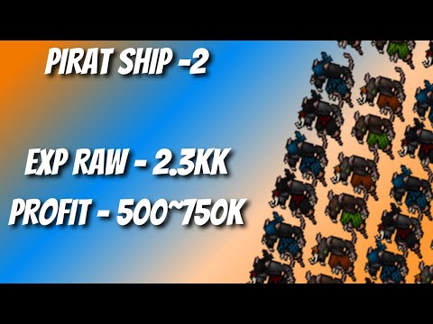 TIBIA CAÇADAS - EK - [PIRAT SHIP-2 - 150+] - 3,5KK EXP 150% | 500~750k/h PROFIT