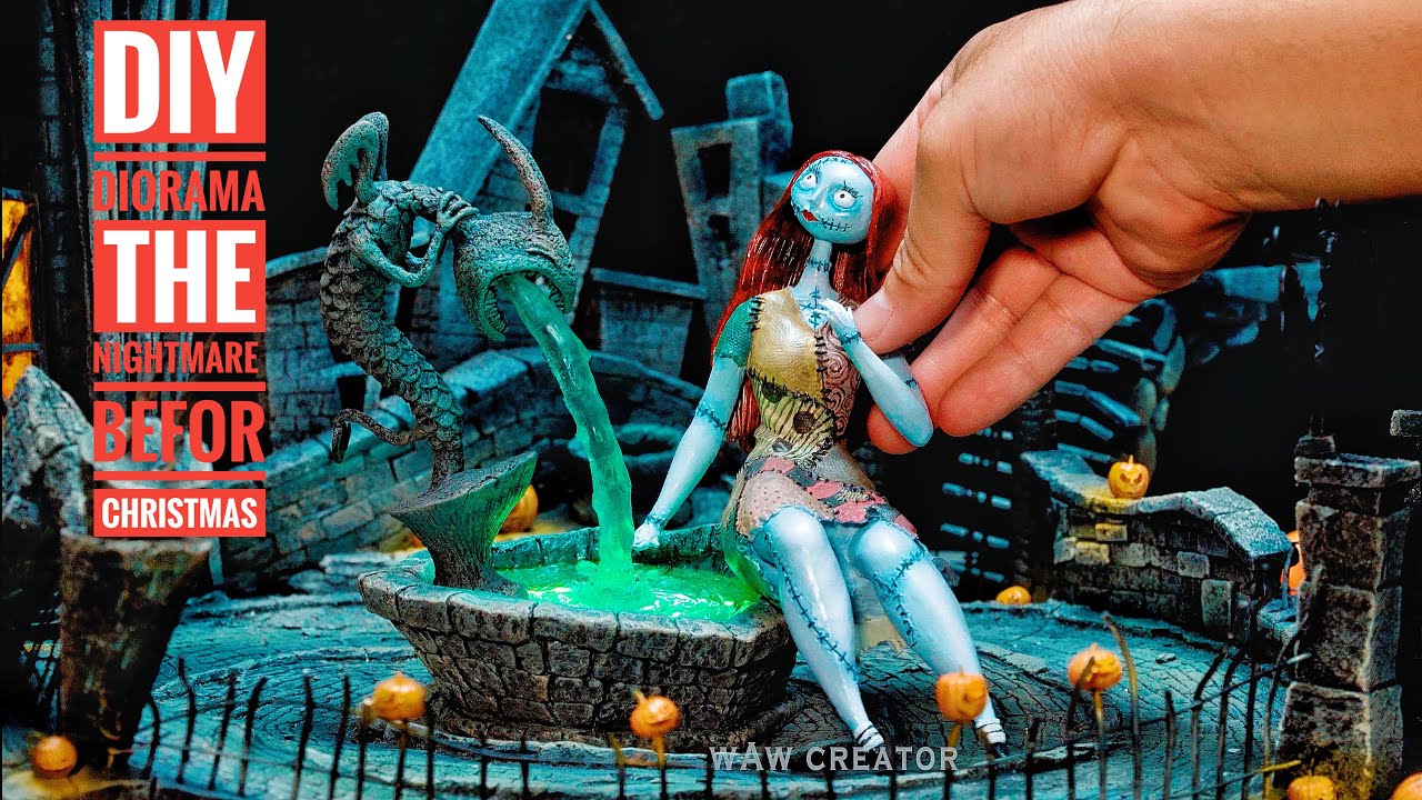 Building Halloween Town from The Nightmare Before Christmas