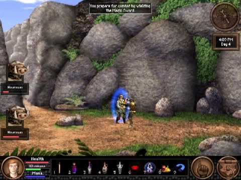 Quest for Glory 5:  Fight Example