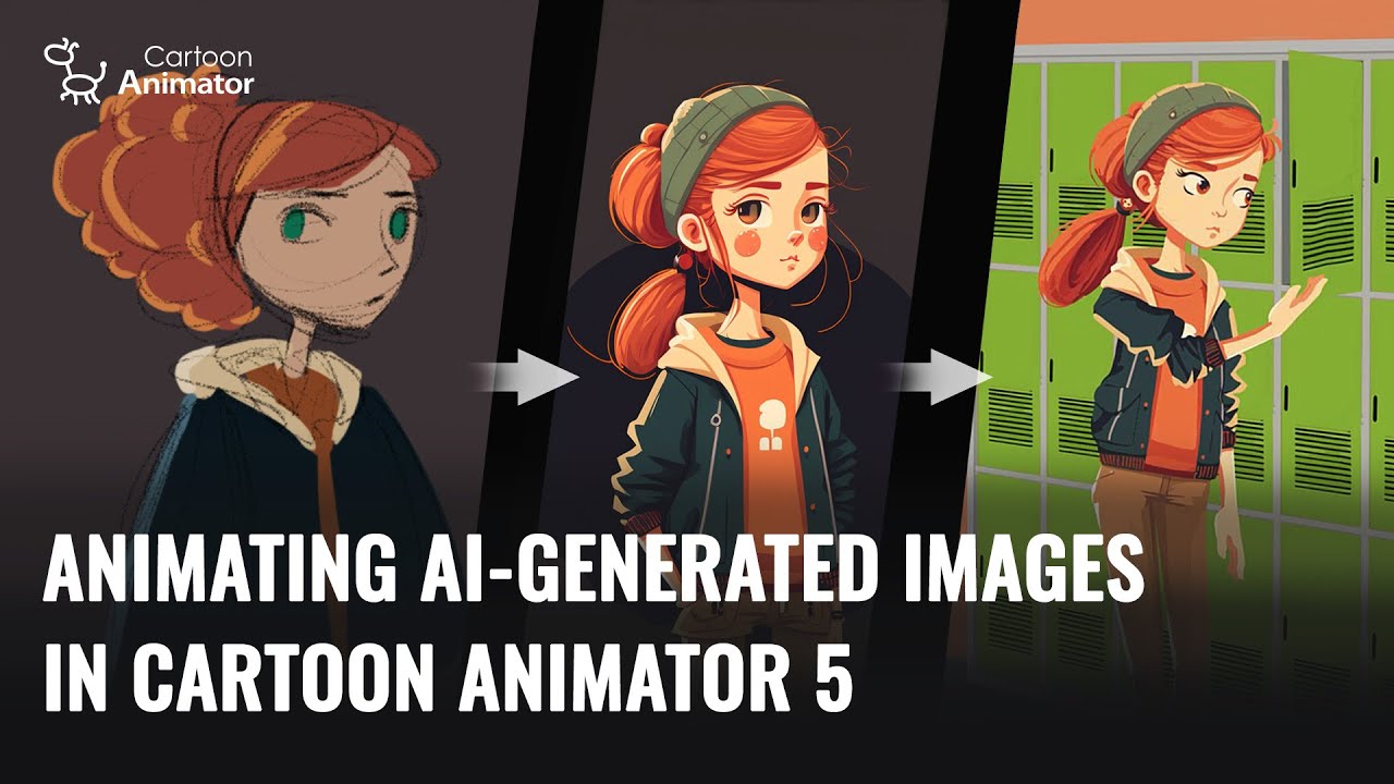 How to Animate AI generated Images in Cartoon Animator 5 - YouTube