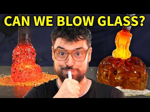 Trying Glass Blowing for the First Time