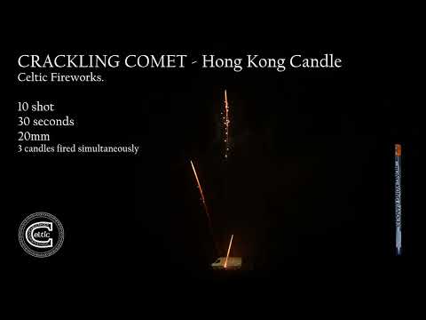 'Crackling Comet' - Celtic Firework at Paul’s Fireworks