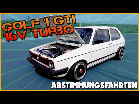 Geiler GOLF 1 GTI mit 16V TURBO Motor! EMU Abstimmungsfahrten | Beth Rennsporttechnik