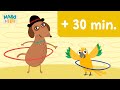 Hora De Brincar E Dançar Com Mabô E Fifi 30 Minutos De Canções E Brincadeiras Musicais Maboefifi
