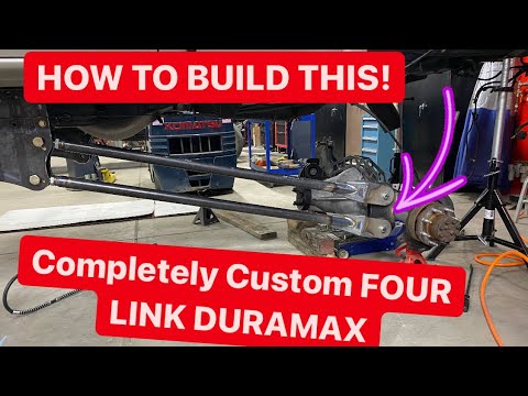Rear Custom 4 Link setup and Axle placement!