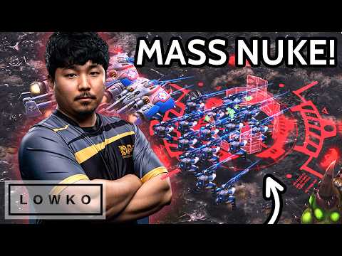 Dark faces MASS Tactical Nukes! (StarCraft 2)