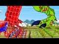 ALL SPIDER GODZILLA VS ZOMBIE DINOSAURS: Strongest Dinosaur in Jurassic World | Godzilla Cartoon