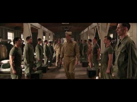 Hacksaw Ridge Barracks scene Sergeant Howell