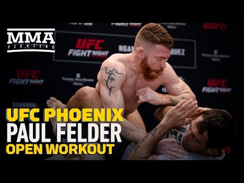 UFC Phoenix: Paul Felder Open Workout Highlights - MMA Fighting