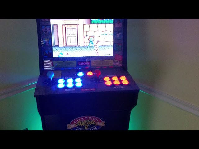 Vídeo relacionado con EG STARTS 1 jugador LED Arcade Games Ellipse Oval Style Bat Joystick + 5V LED Arcade Buttons para videojuegos Mame Raspberry Pi Arcade1up (Chrome Mix Colors)