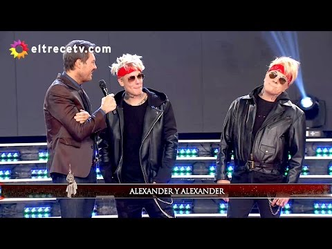 ¡Volvió Alexander Caniggia, habló "alemán" y hasta rapeó con su doble!