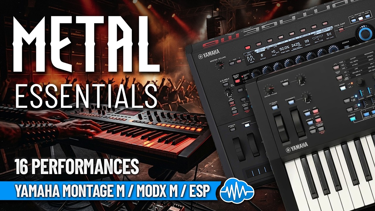 SCL650 - Metal Bundle V1 - Yamaha MONTAGE M - ESP - Video Preview 2