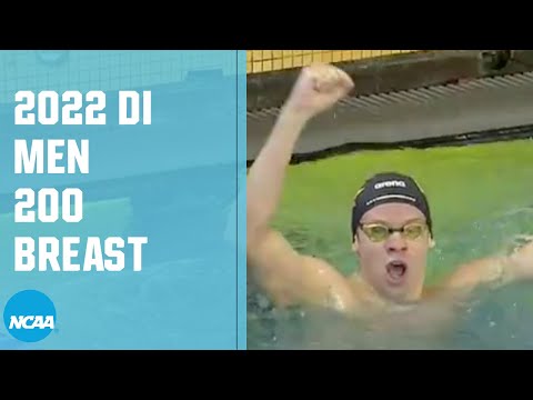 Men's 200 Breaststroke | 2022 NCAA swimming championships