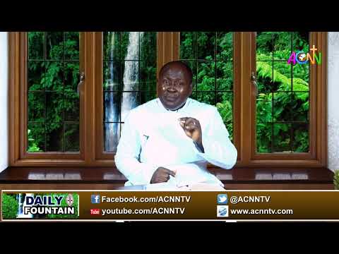 DAILY FOUNTAIN OF JANUARY 5, 2022 - THE REV'D BARR. CHINOMNSO ANOZIE