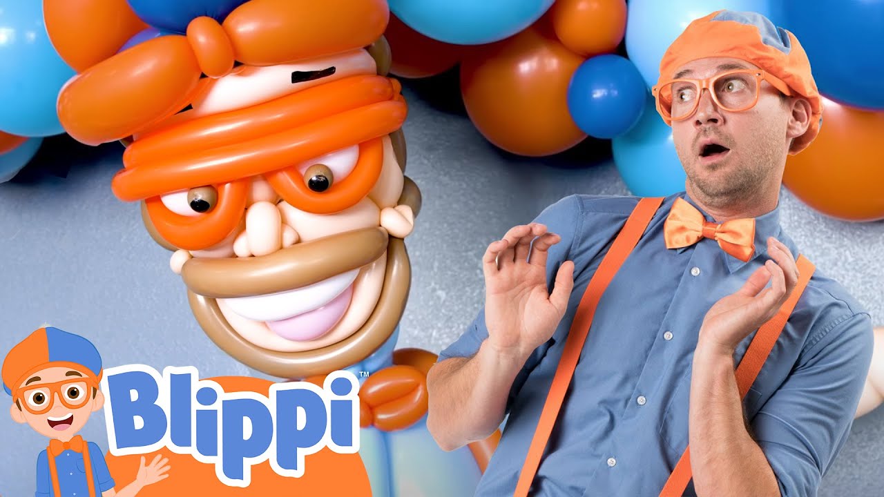 Blippi and a Balloon Rainbow
