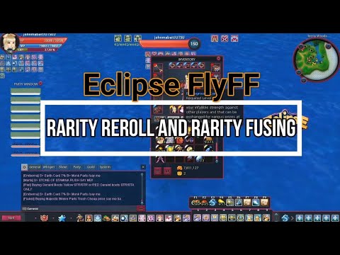 Eclipse FlyFF: Rarity Re-Roll and Rarity Fusing Guide